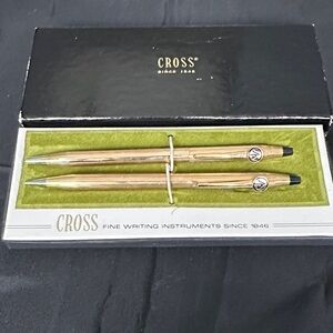NIB Vintage Cross Classic Century 12K Gold Filled Pen & Pencil Set